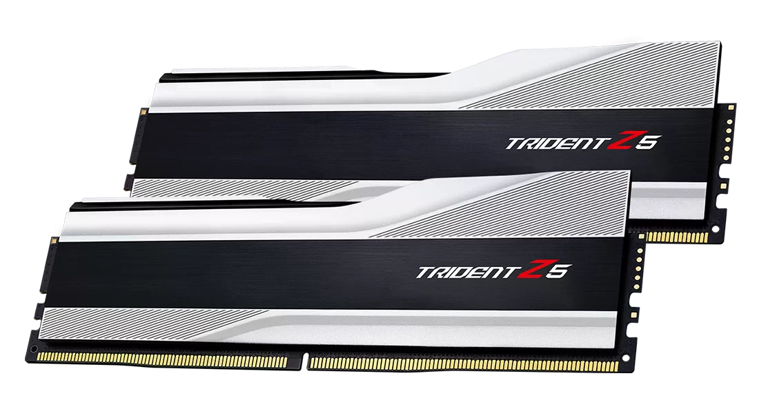 DDR5 64GB (2x32) 6000MHz G.Skill Trident Z5 Silver (F5-6000J3238G32GX2-TZ5S) Оперативна пам'ять image 2