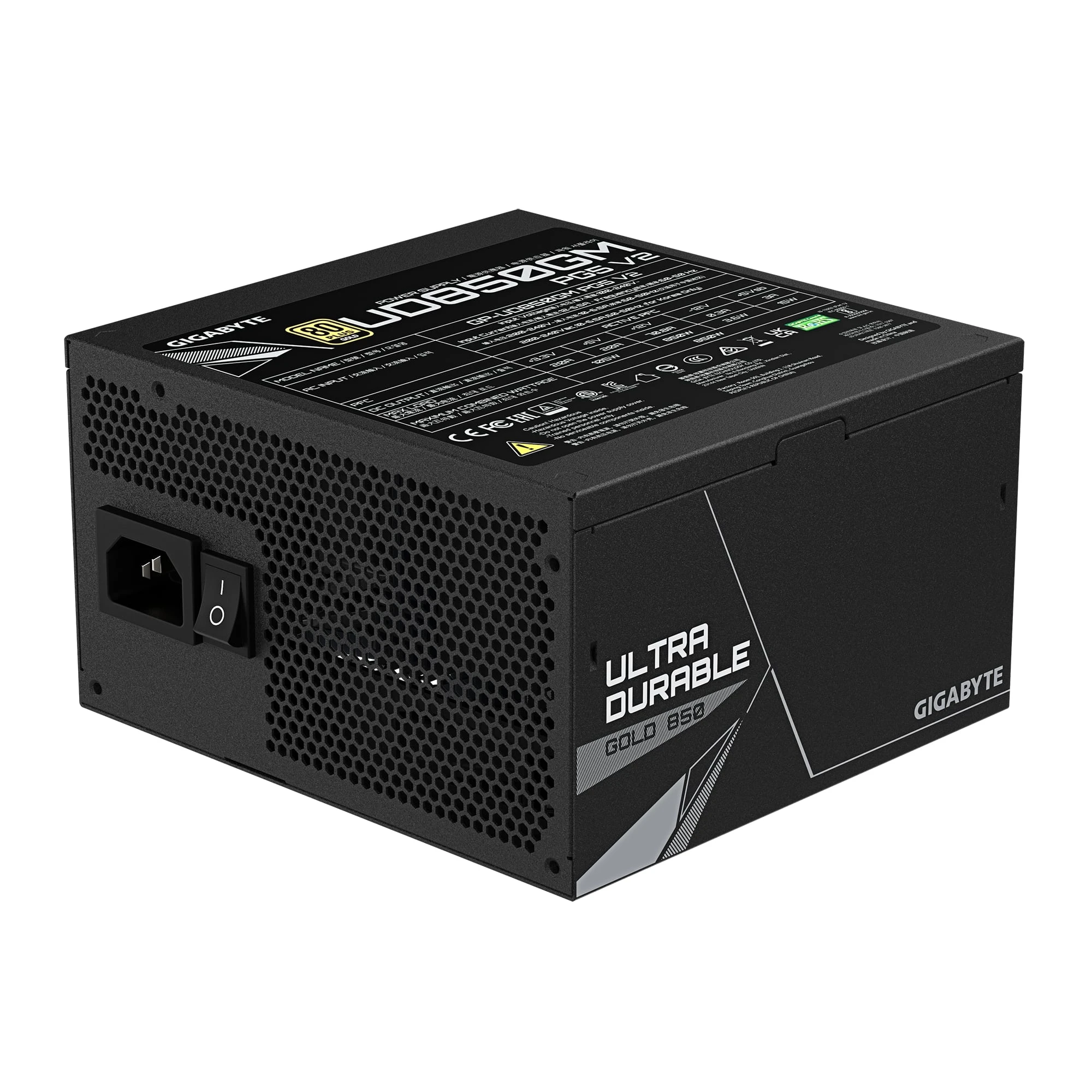 Блок живлення Gigabyte GOLD 850W (GP-UD850GM PG5 V2) Блоки живлення image 4