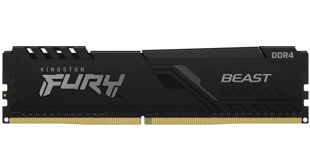 DDR4 16Gb 2666MHz Kingston FURY Beast Black (KF426C16BB1/16) Оперативна пам'ять image 1