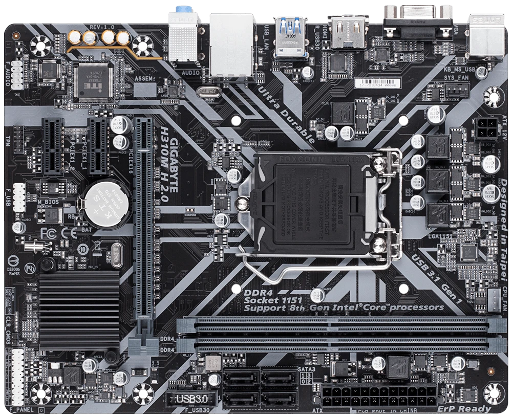 GIGABYTE H310M H 2.0 Материнські плати image 5