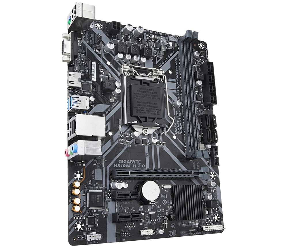 GIGABYTE H310M H 2.0 Материнські плати image 4