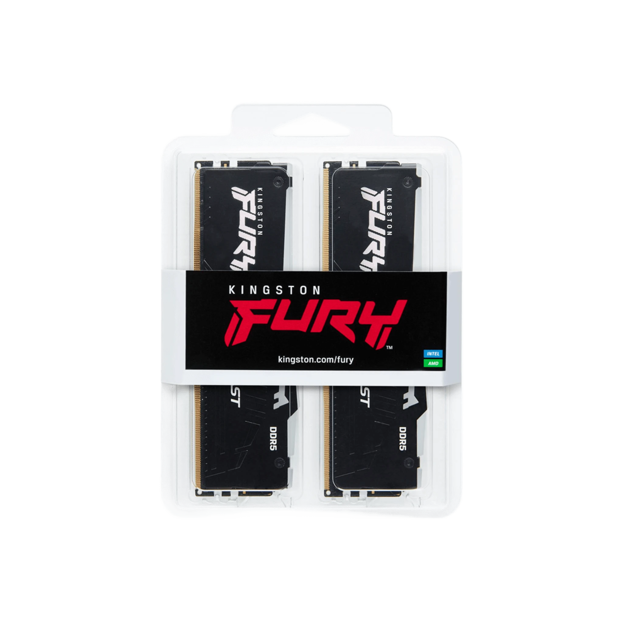 DDR5 64GB (2x32) 5600MHz Kingston Fury Beast RGB EXPO Black (KF556C40BB2AK2-64) Оперативна пам'ять image 2