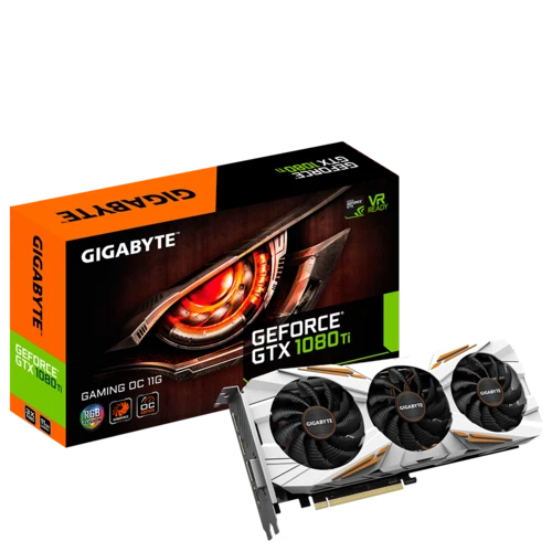 Gigabyte GTX 1080 Ti 11Gb Gaming OC (БK) (GV-N108TGAMING OC-11GD) Відеокарти image 1