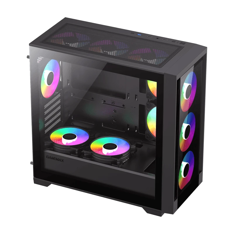 Корпус GAMEMAX Defender TG Black Корпуси image 2