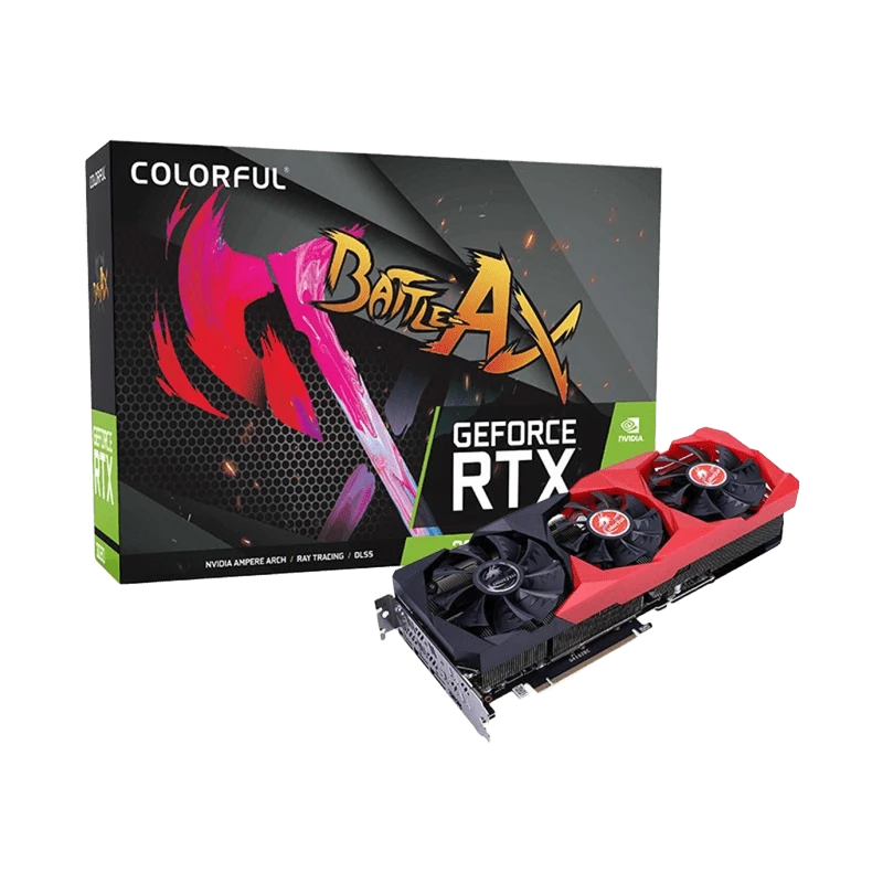 Colorful RTX 3080 Battle-Ax NB 10G LHR (GFX-COL-RTX3080NBLHR) Відеокарти image 1