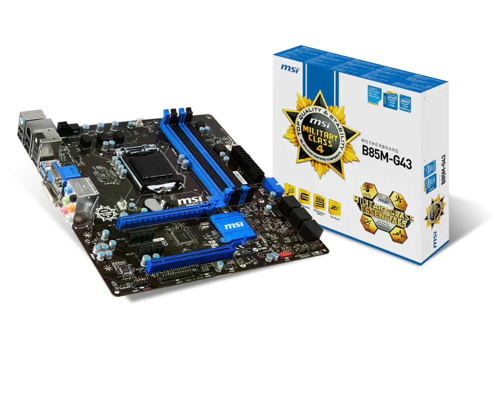 MSI B85M-G43 Материнські плати image 1
