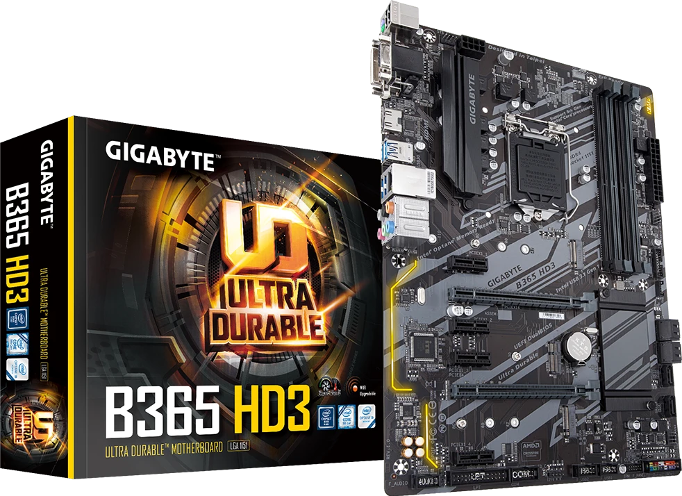GIGABYTE B365 HD3 s1151 Материнські плати image 1