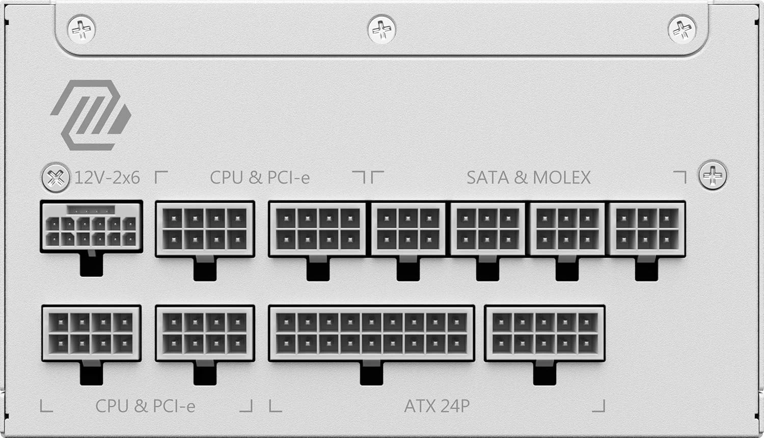 Блок живлення MSI MAG A1000GL PCIE5 White 1000W Блоки живлення image 1