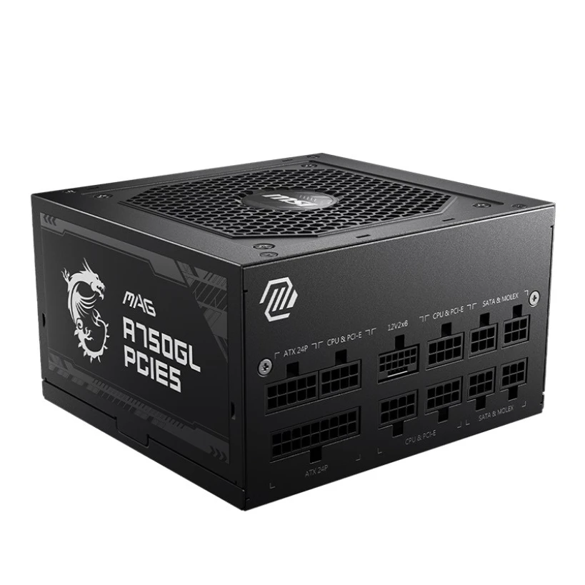 Блок живлення MSI MAG A750GL PCIE5 80 Plus Gold 750W Блоки живлення image 2