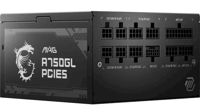 Блок живлення MSI MAG A750GL PCIE5 80 Plus Gold 750W Блоки живлення image 4