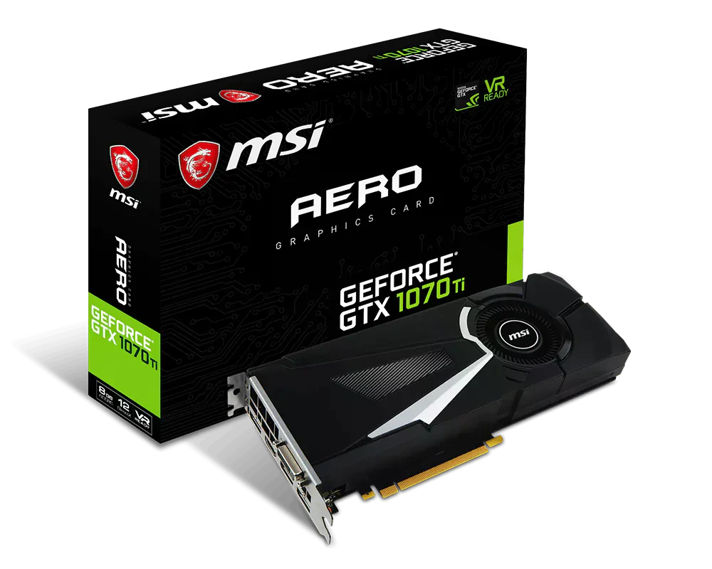 MSI GTX 1070Ti 8Gb AERO ( GTX 1070 Ti AERO 8G) Відеокарти image 1