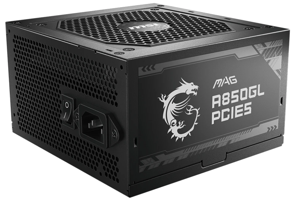 Блок живлення MSI MAG A850GL PCIE5 850W Блоки живлення image 1