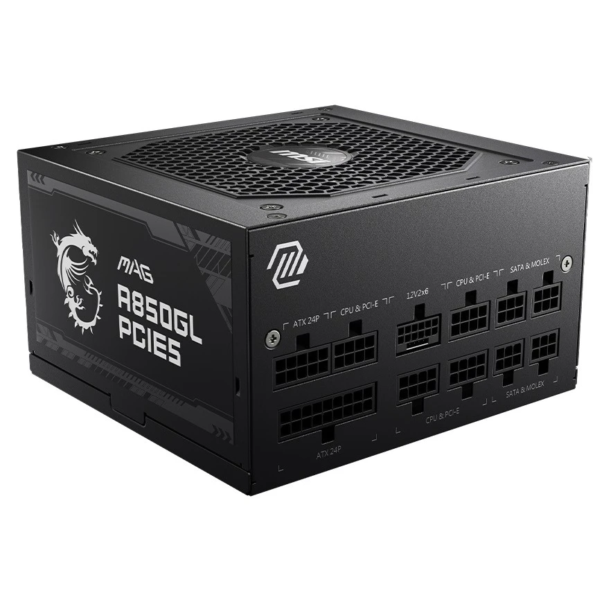 Блок живлення MSI MAG A850GL PCIE5 850W Блоки живлення image 2