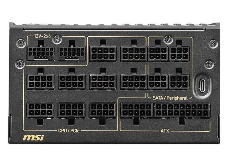 Блок живлення MSI MEG Ai1600T PCIE5 1600W Блоки живлення image 3