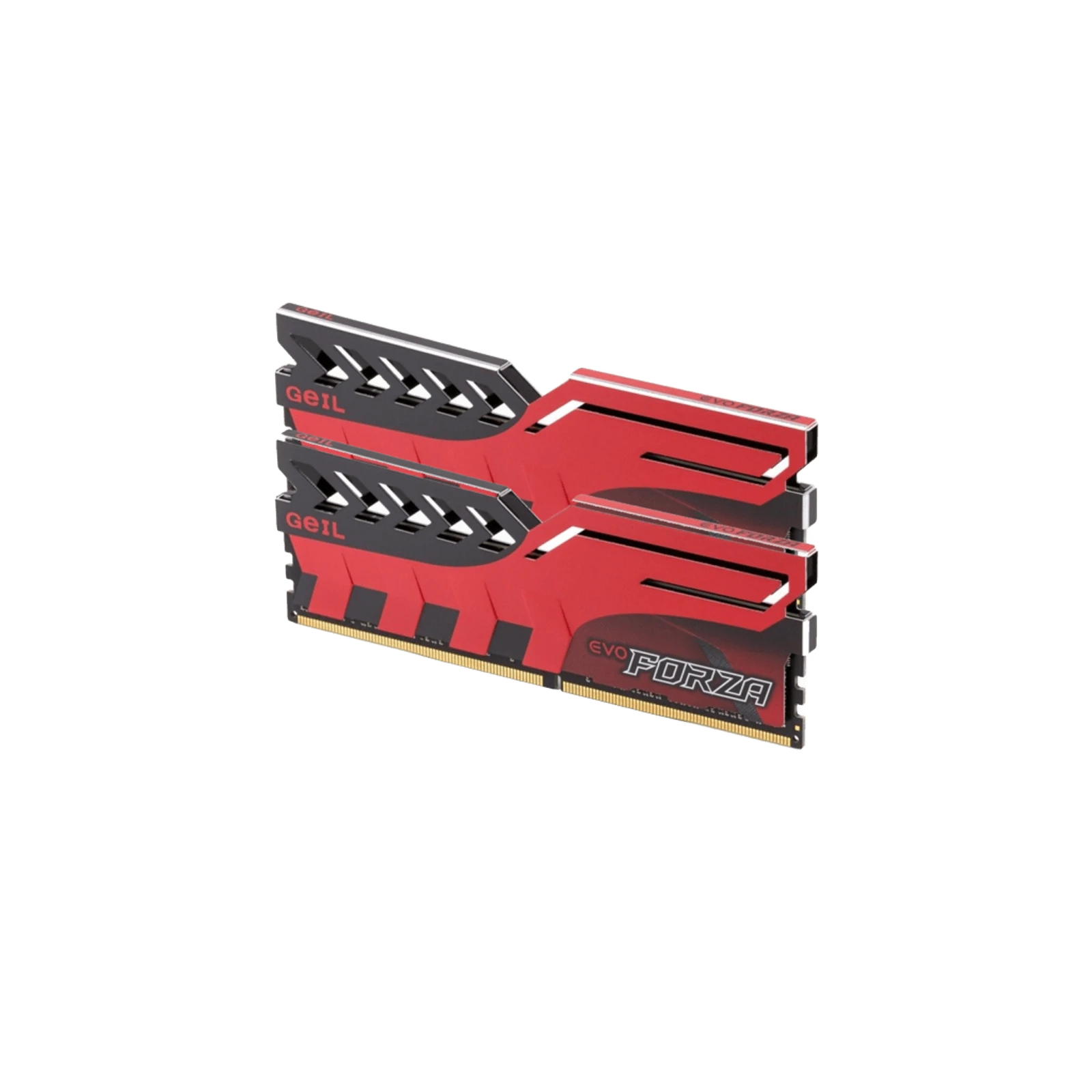 DDR4 8Gb (2x4) 2400MHz Geil EVO Forza Hot-Rod Red (GFR48GB2400C16DC)  Оперативна пам'ять image 1
