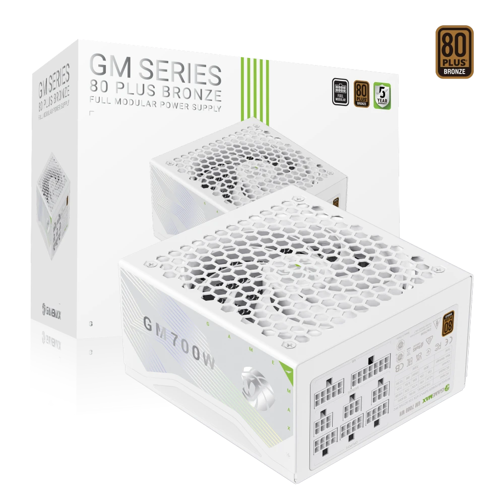 Блок живлення GameMax GM 700B WH Fully-modular New image №10