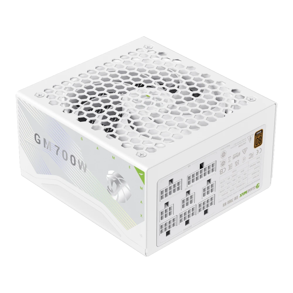 Блок живлення GameMax GM 700B WH Fully-modular New Блоки живлення image 3