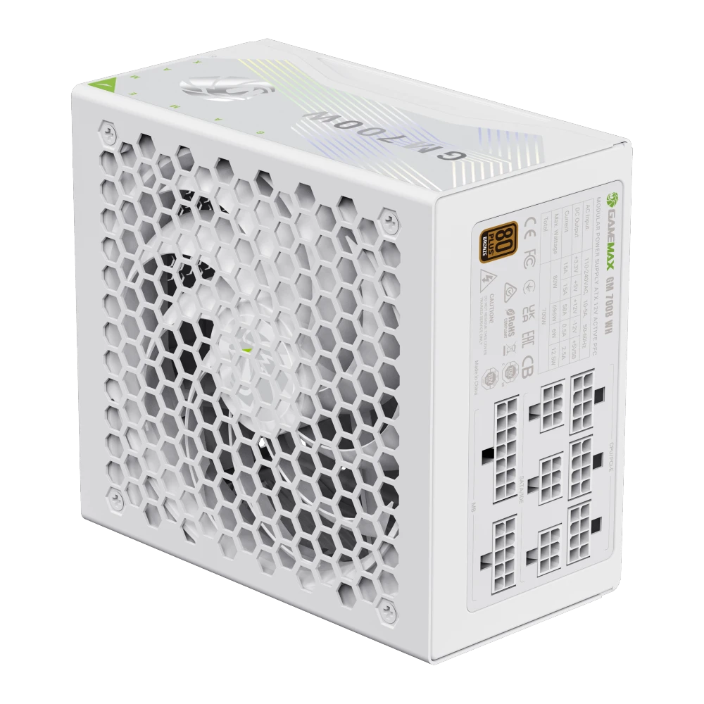 Блок живлення GameMax GM 700B WH Fully-modular New Блоки живлення image 2