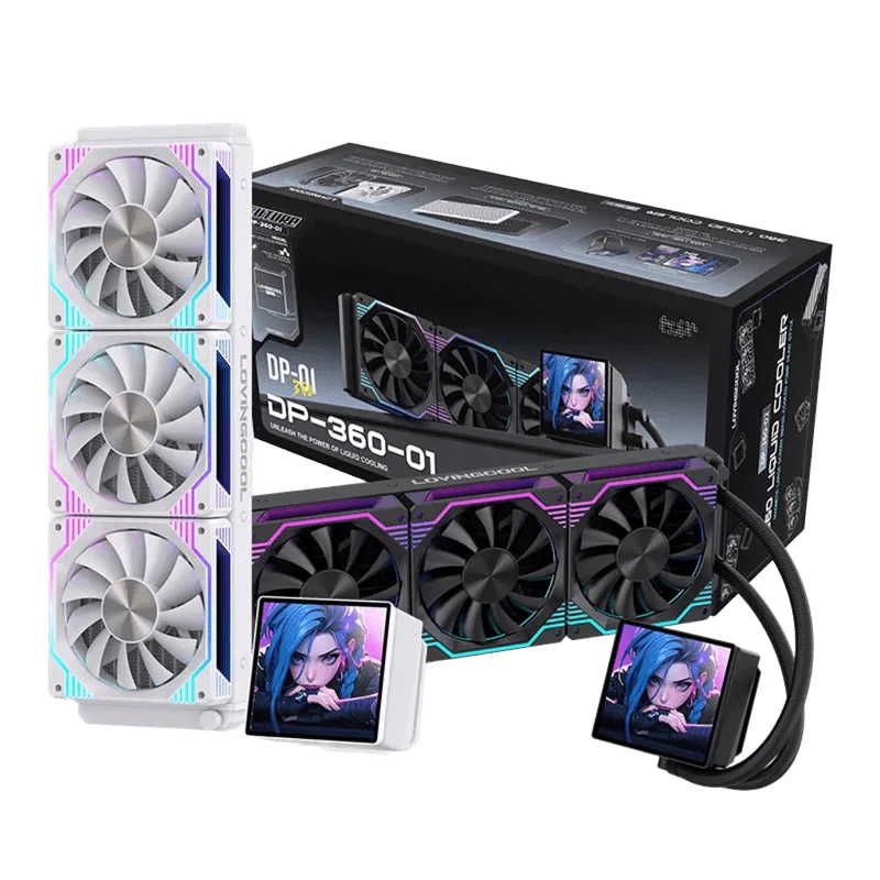 Водяне охолодження LovinCool 360 Black Без вентиляторів (DP-360-04) Охолодження image 2