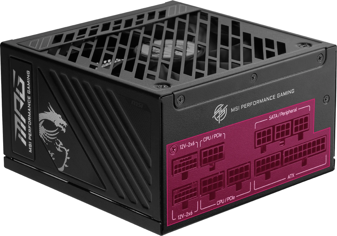 Блок живлення MSI MPG A850GS PCIE5 850W Блоки живлення image 2