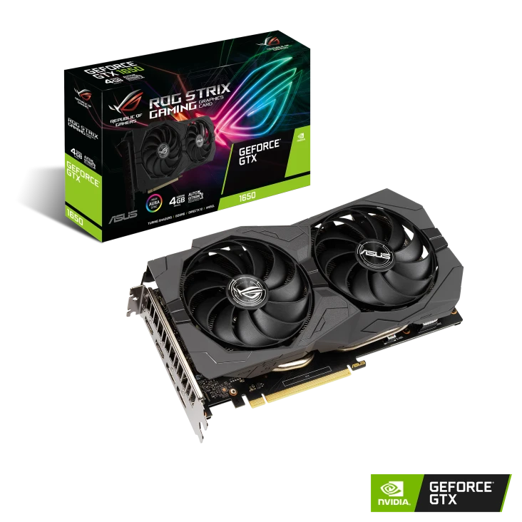 Asus GTX 1650 4Gb ROG Strix (ROG-STRIX-GTX1650-4G-GAMING) Відеокарти image 1