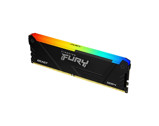 DDR4 8Gb 3200MHz Kingston Fury RGB Black (HX432C16FB3A/16) Оперативна пам'ять image 1