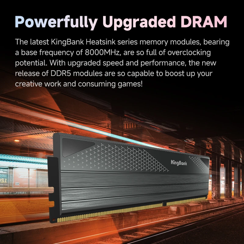 DDR5 48GB (2x24) 8000Mhz KingBank (K5.01.FPM5KM9501) Оперативна пам'ять image 4