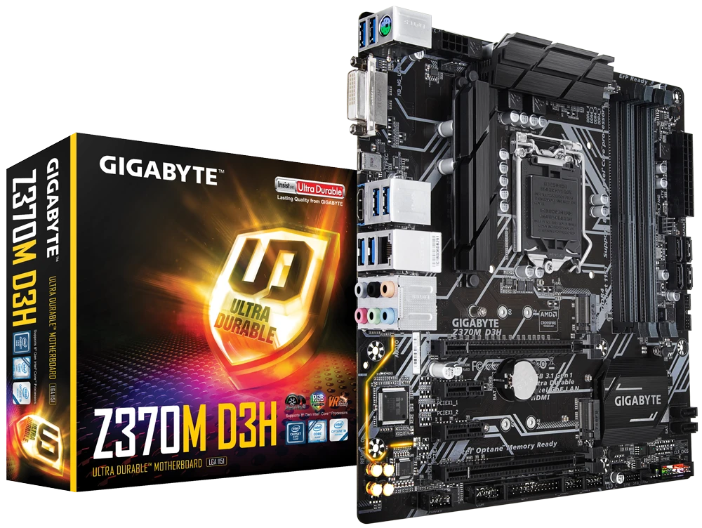 GIGABYTE Z370M D3H Материнські плати image 1