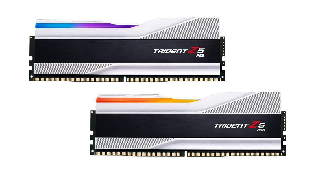 DDR5 32GB (2x16) 5600MHz G.Skill Trident Z5 Silver (F5-5600J4040C16GX2-TZ5S) Оперативна пам'ять image 3