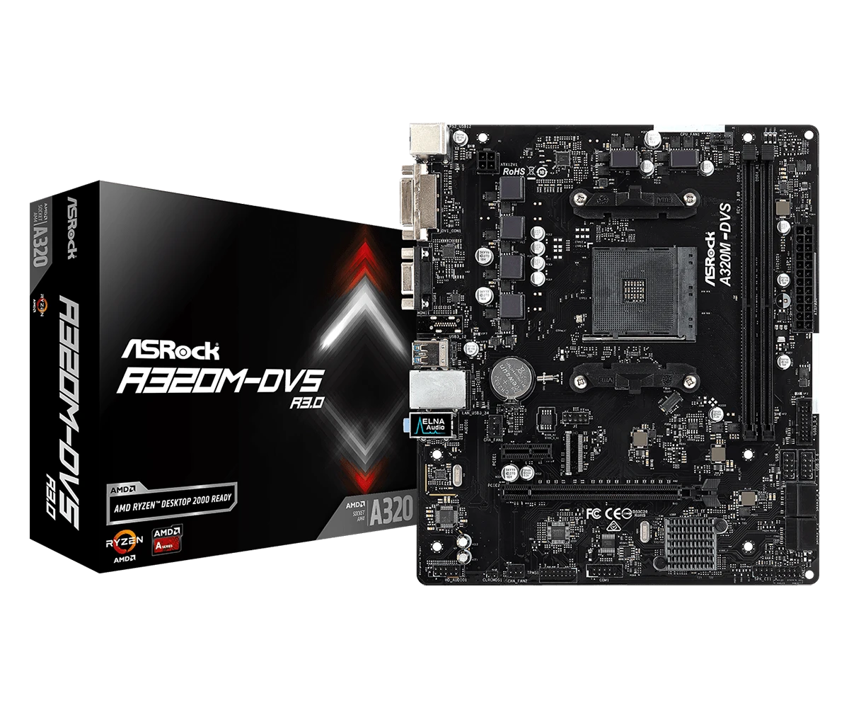ASRock A320M-DVS R3.0 Материнські плати image 1