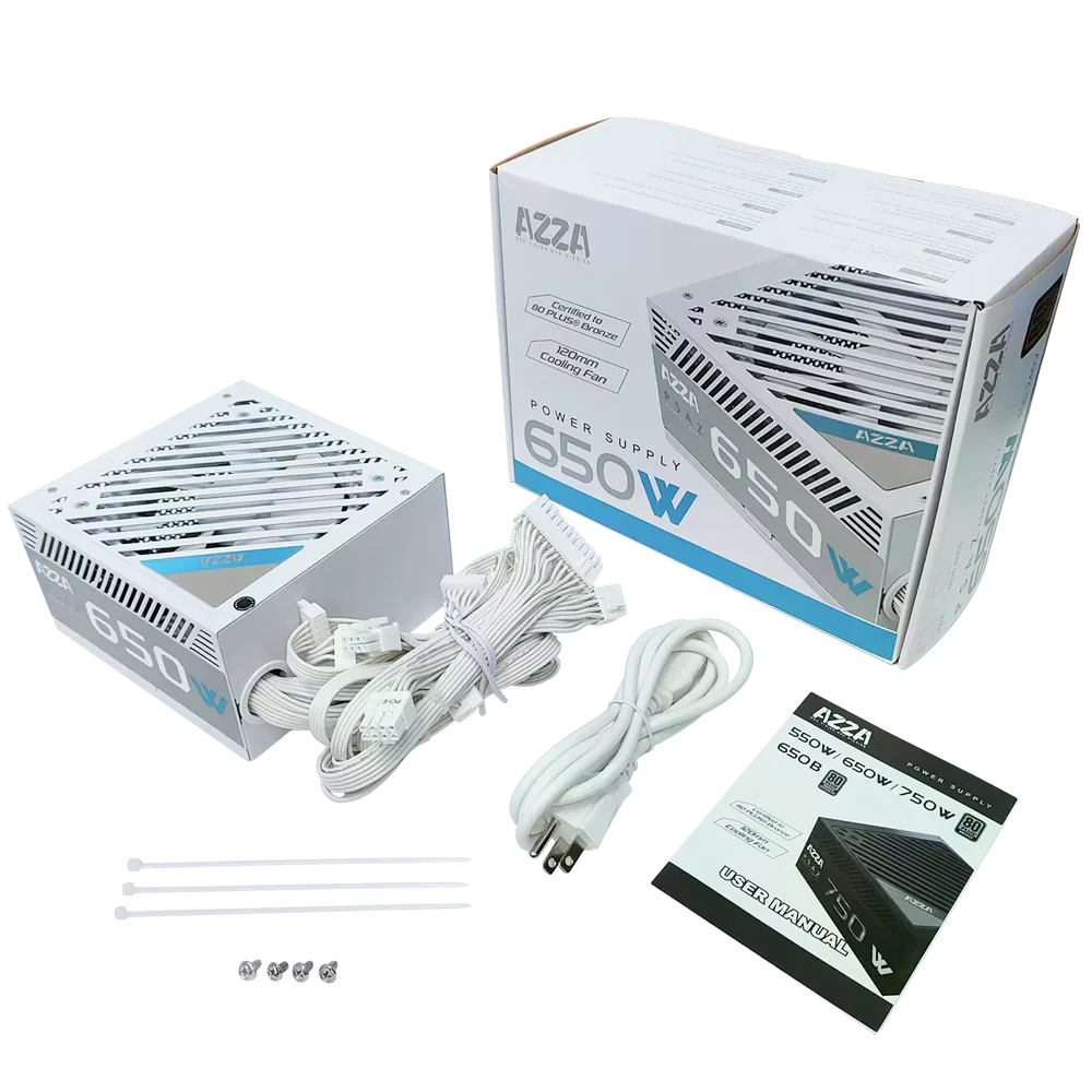 Блок живлення Azza 650W (PSAZ-650B-WHITE) Блоки живлення image 3