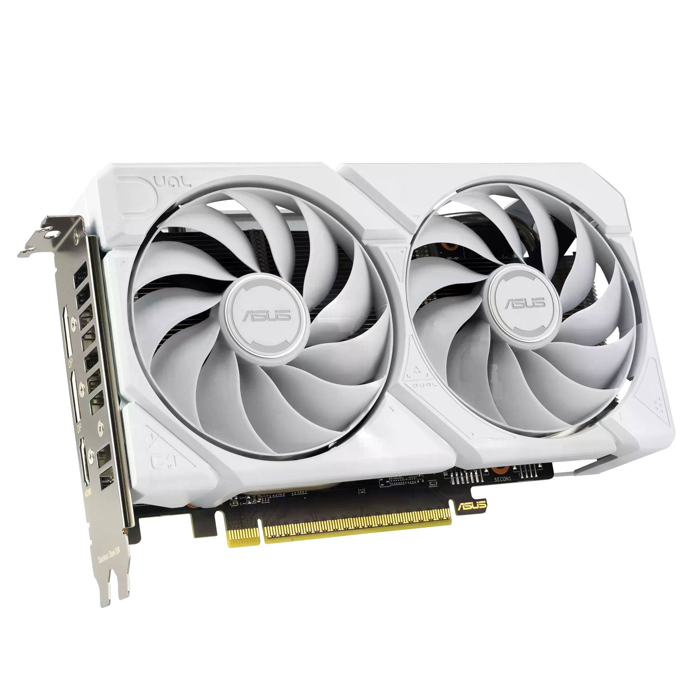 AMD Radeon Asus RX 9060 XT 16GB GDDR6 Dual White (DUAL-RX9060XT-16G-WHITE) Відеокарти image 2