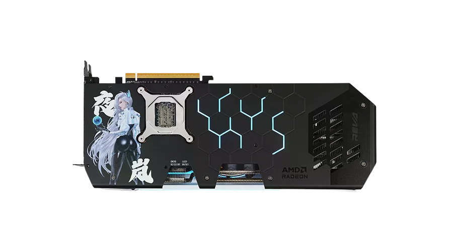 AMD Radeon PowerColor RX 9070 XT 16GB Hellhound Reva Edition (RX9070XT 16G-L/OC/REV Відеокарти image 4