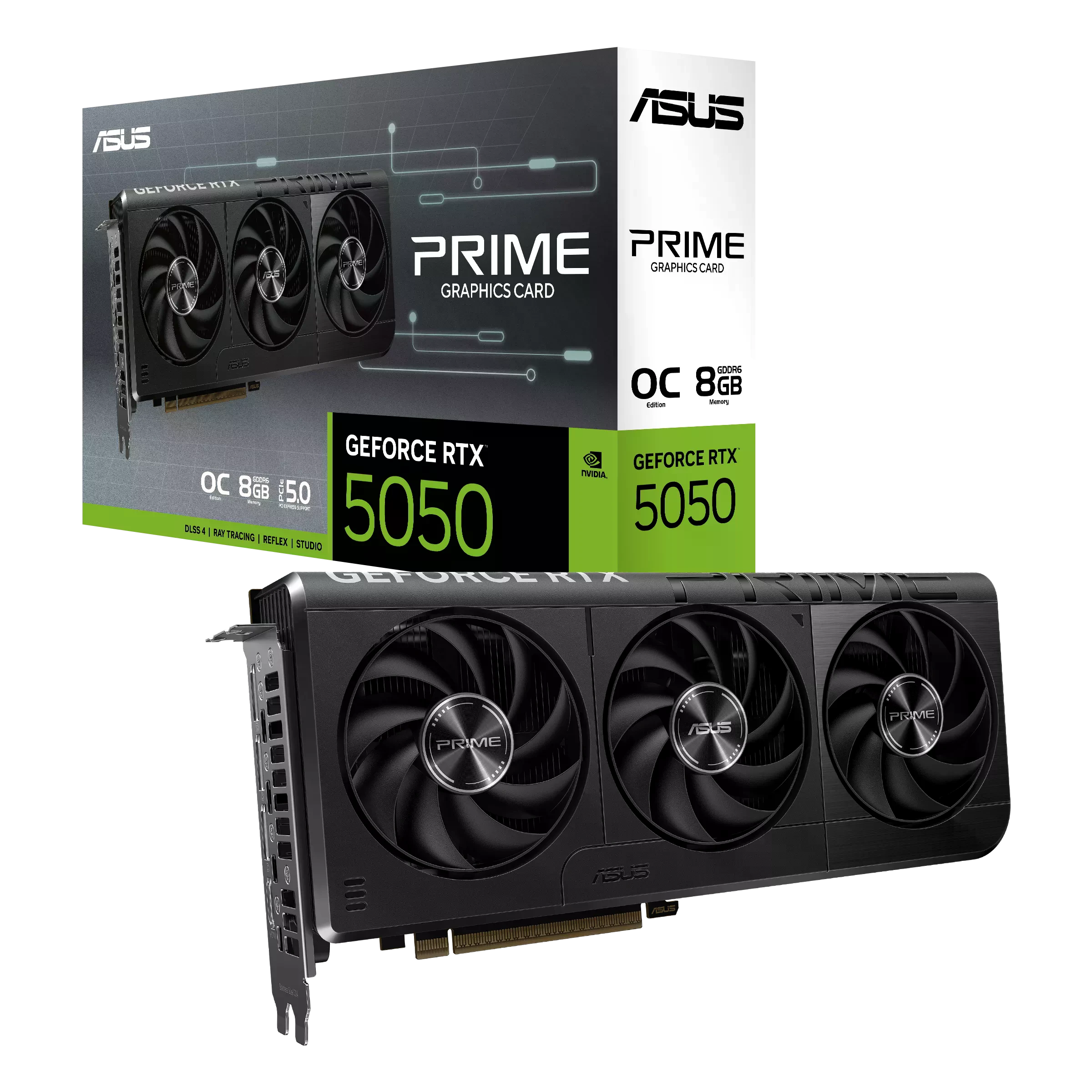 Asus RTX 5050 8GB PRIME OC (PRIME-RTX5050-O8G) Відеокарти image 1
