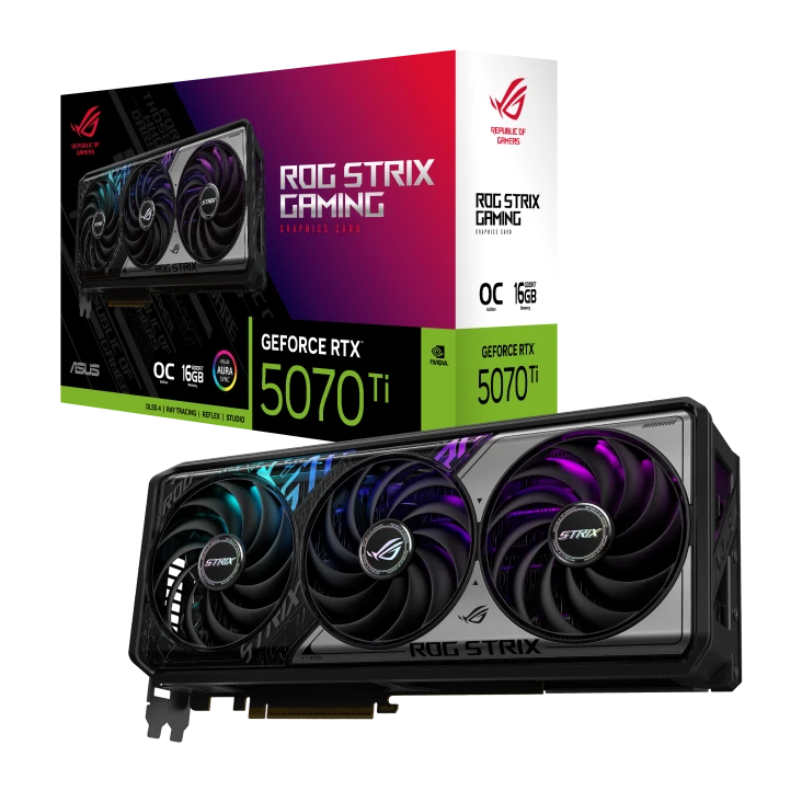 Asus RTX 5070 TI 16G ROG STRIX OC (ROG-STRIX-RTX5070TI-O16G-GAMING) Відеокарти image 1