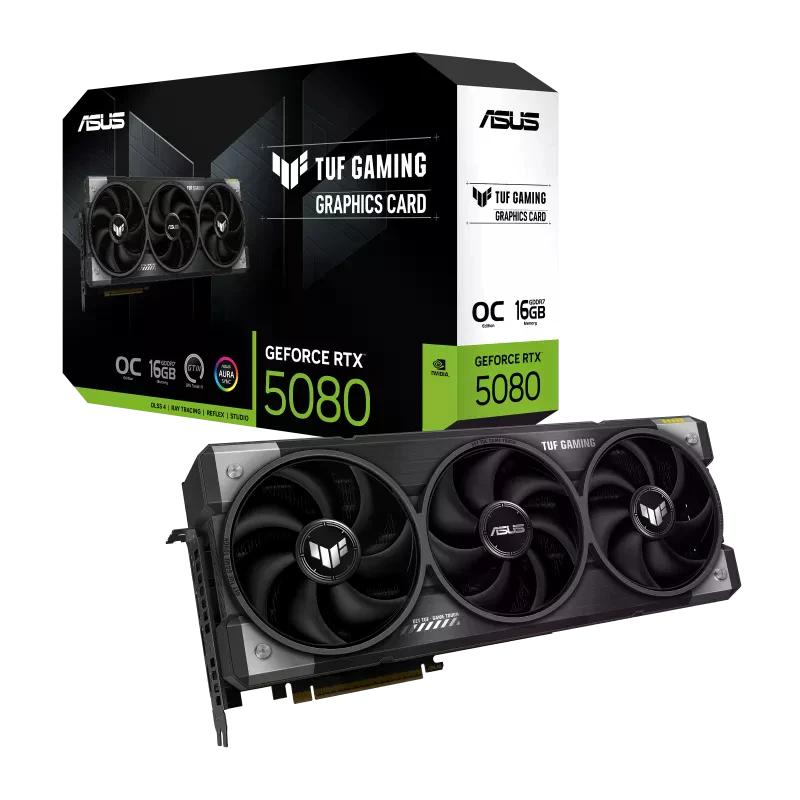 Asus RTX 5080 16GB TUF OC (TUF-RTX5080-O16G-GAMING) Відеокарти image 1