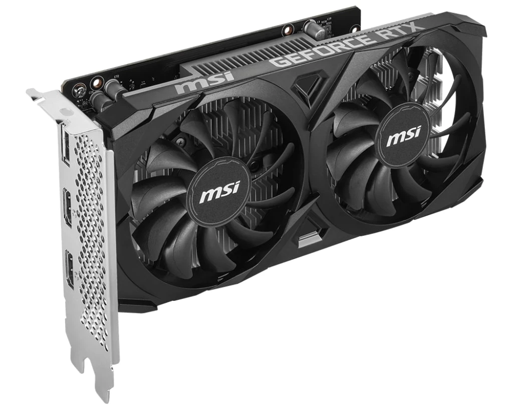 MSI RTX 3050 6GB Ventus 2X E OC (GeForce RTX 3050 VENTUS 2X E 6G OC) Відеокарти image 3