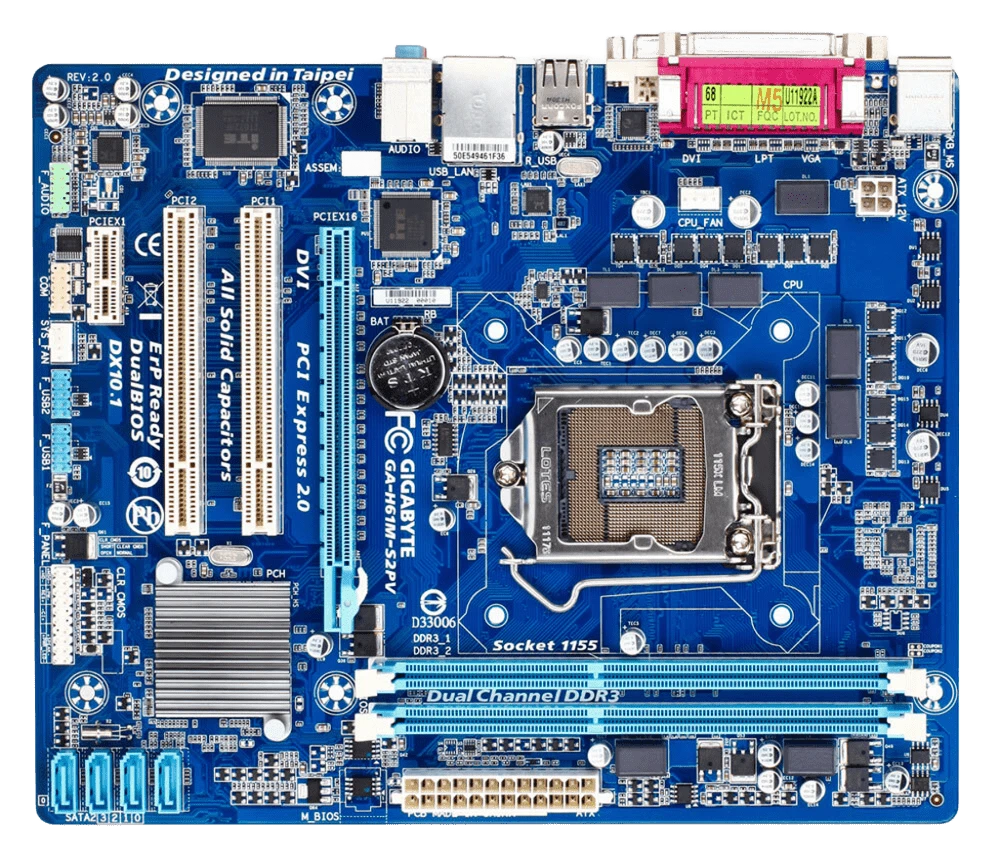 GIGABYTE GA-H61M-S2PV Материнські плати image 4