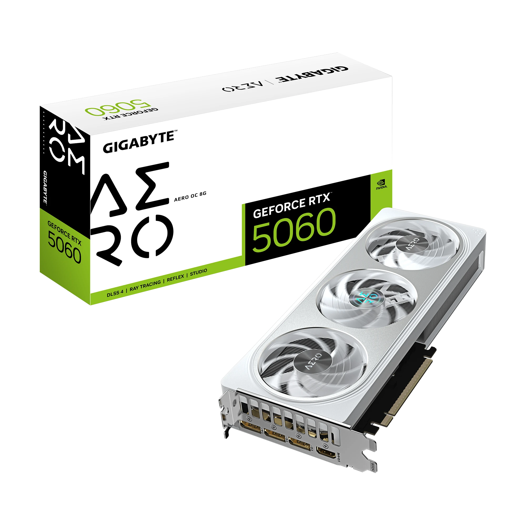 Gigabyte RTX 5060 8G AERO OC (GV-N5060AERO OC-8GD) Відеокарти image 1