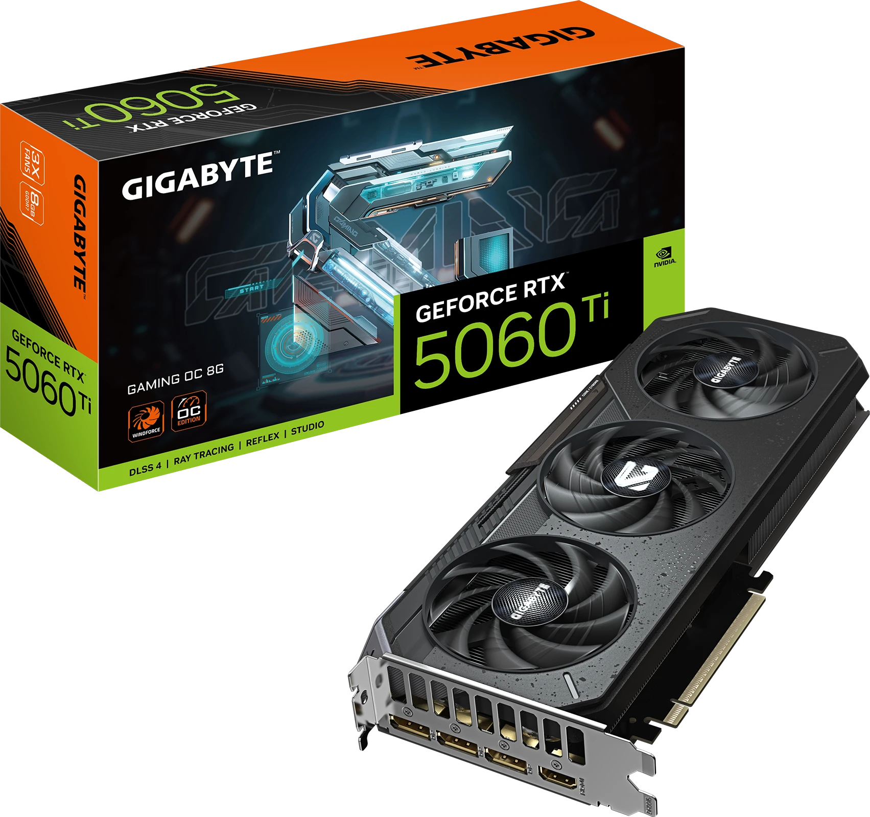 Gigabyte RTX 5060 Ti 8G GAMING OC (GV-N506TGAMING OC-8GD) Відеокарти image 1
