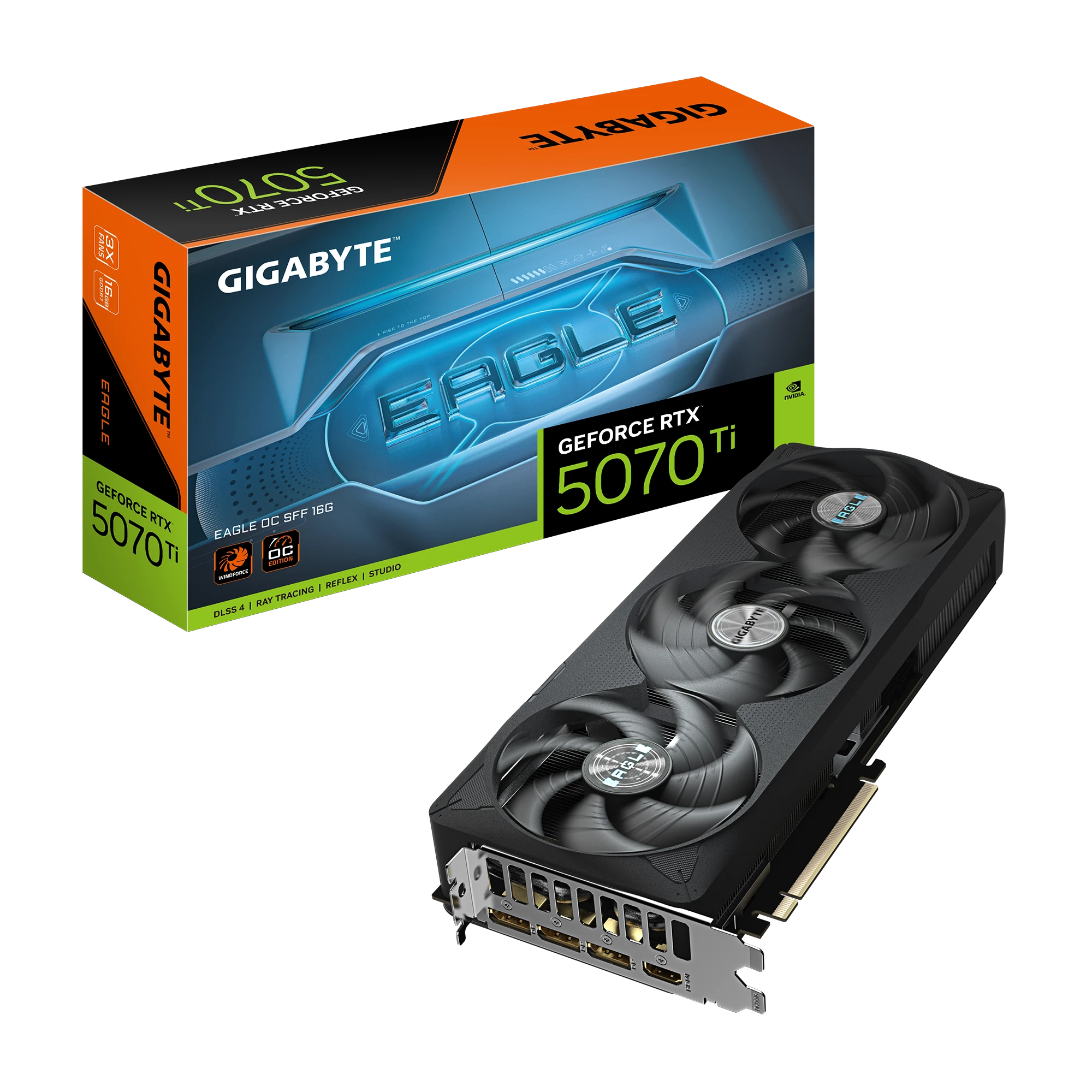 Gigabyte RTX 5070 Ti 16G EAGLE OC SFF (GV-N507TEAGLE OC-16GD) Відеокарти image 1