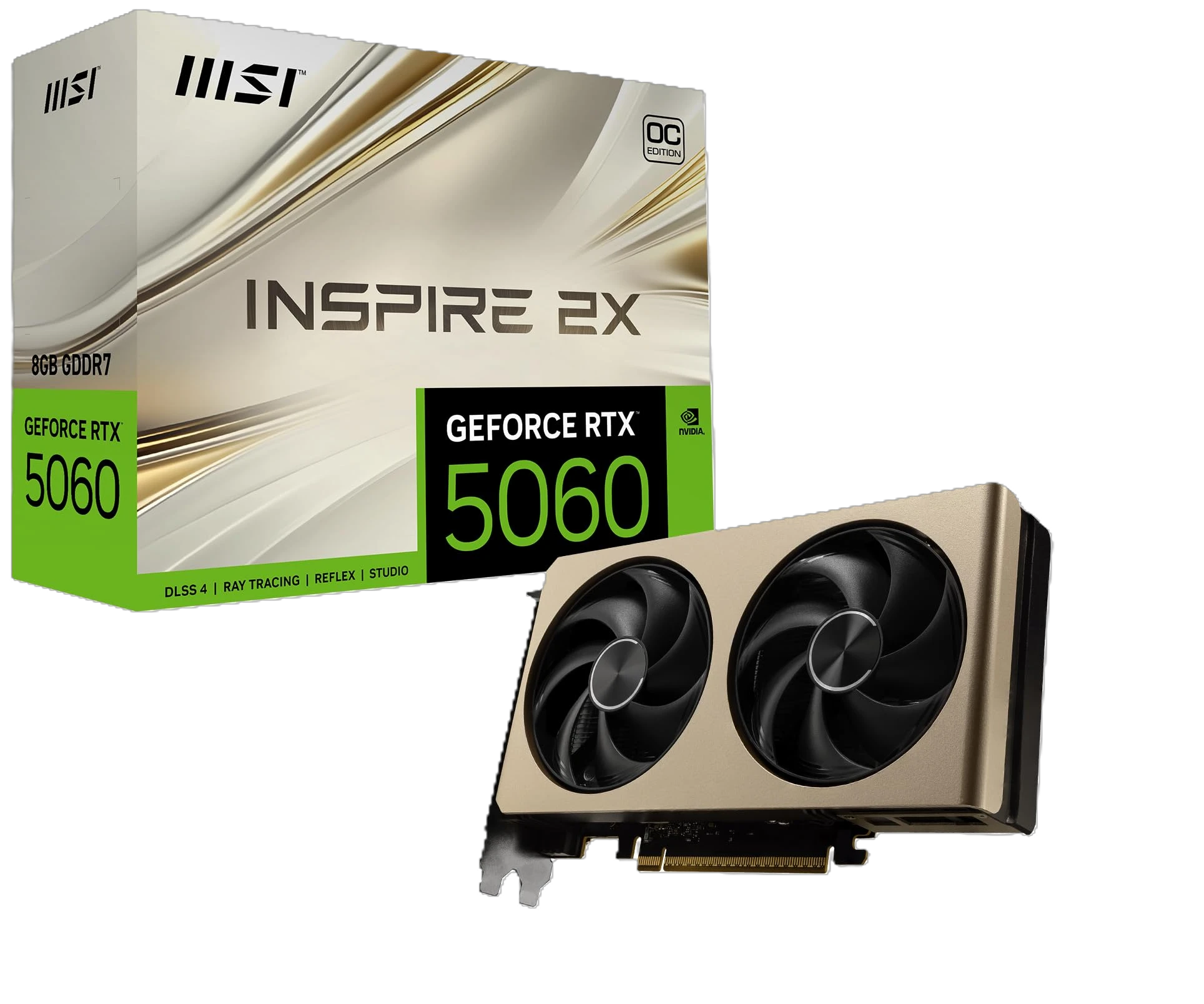 MSI RTX 5060 8GB INSPIRE 2X OC (G506-8I2C) Відеокарти image 1