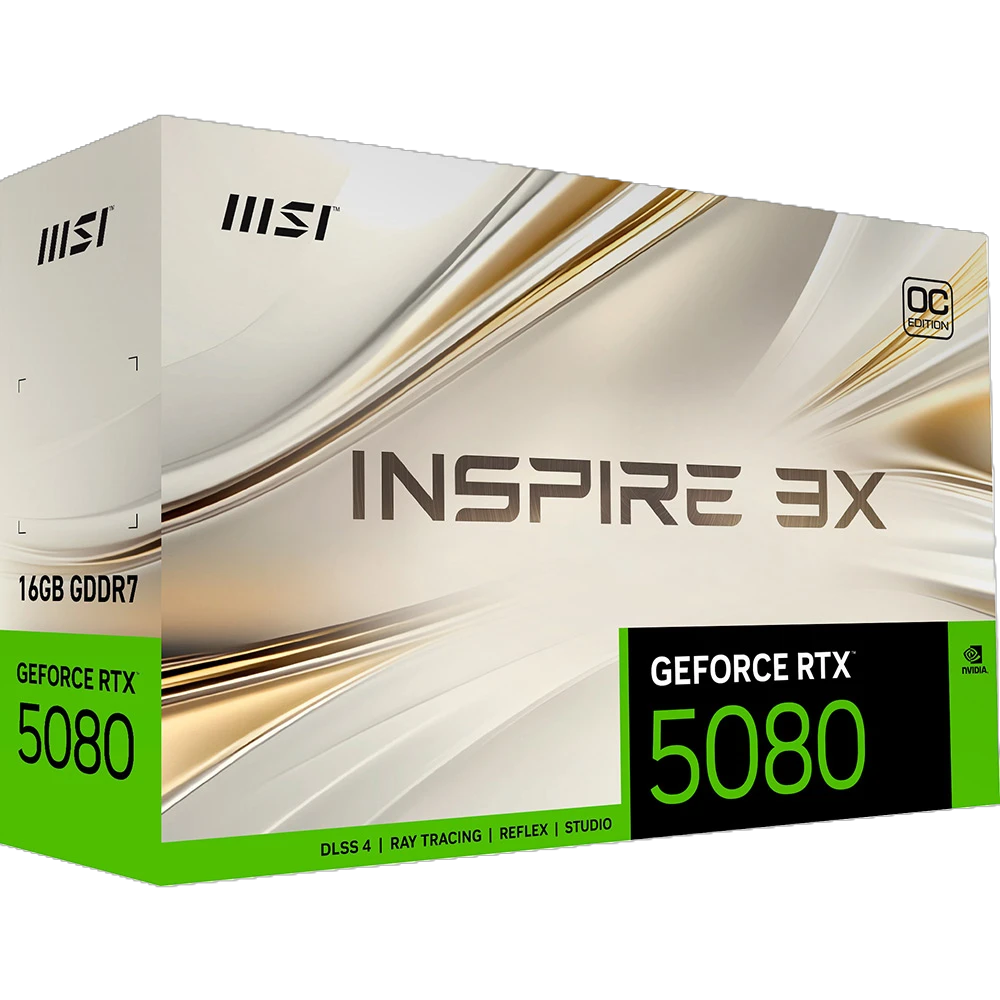 MSI RTX 5080 16GB INSPIRE 3X OC (G5080-16I3C) Відеокарти image 4