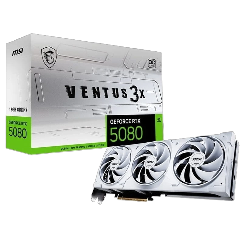 MSI RTX 5080 16G VENTUS 3X OC WHITE (G5080-16V3CW) Відеокарти image 5