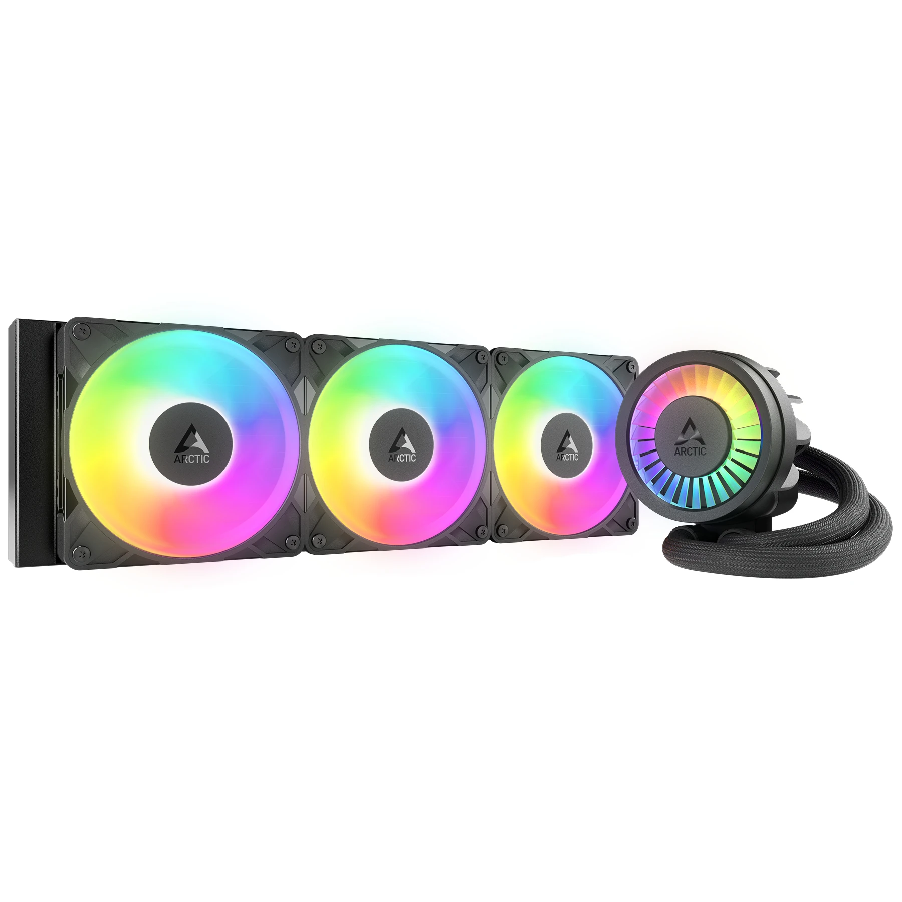 Водяне охолодження Arctic Liquid Freezer III Pro 360 A-RGB Black (ACFRE00184A) Охолодження image 1