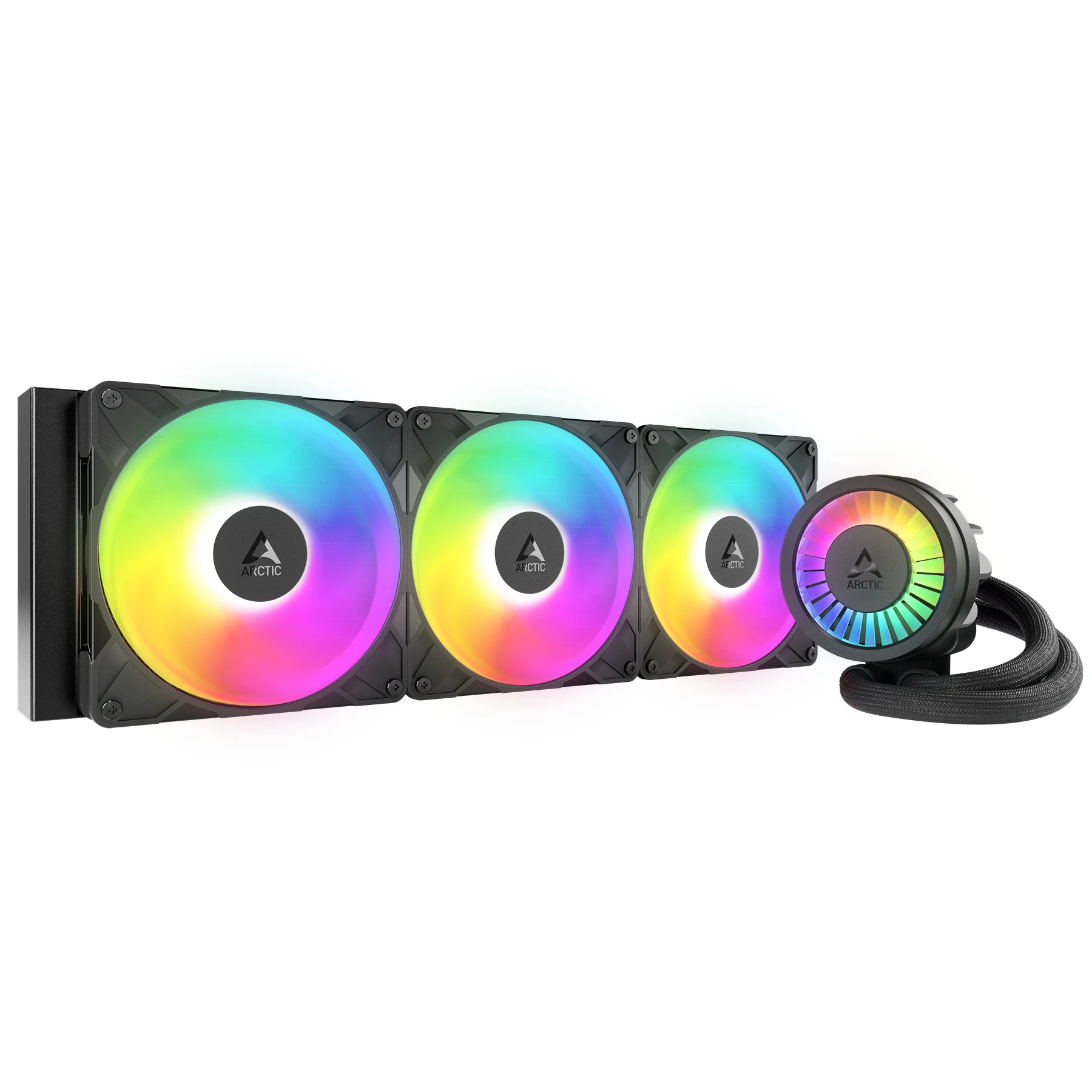 Водяне охолодження Arctic Liquid Freezer III Pro 420 Black A-RGB (ACFRE00185A) Охолодження image 1