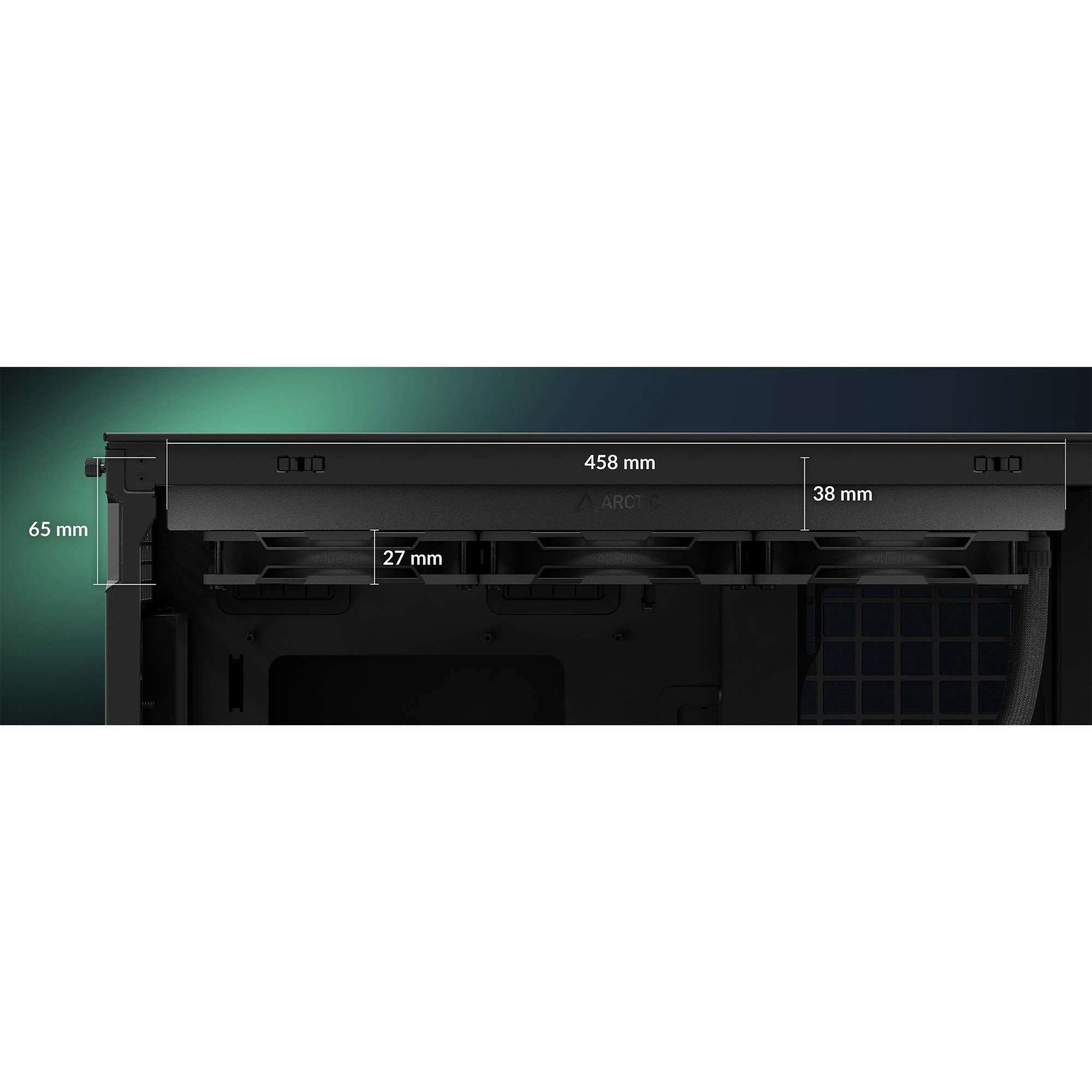 Водяне охолодження Arctic Liquid Freezer III Pro 420 Black A-RGB (ACFRE00185A) Охолодження image 4