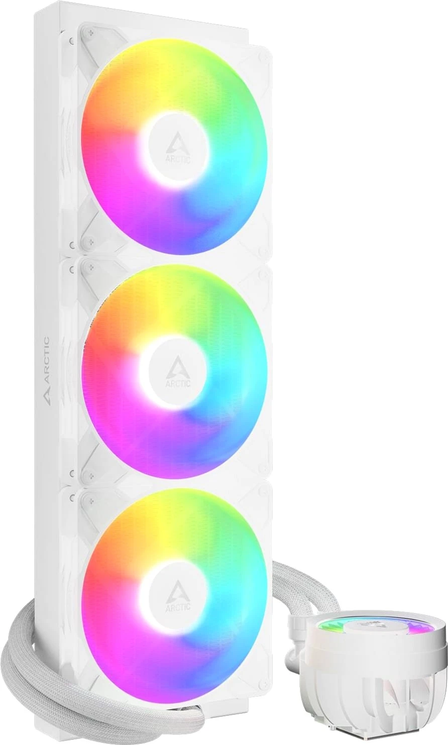 Водяне охолодження Arctic Liquid Freezer III Pro 420 White A-RGB (ACFRE00189A) Охолодження image 4