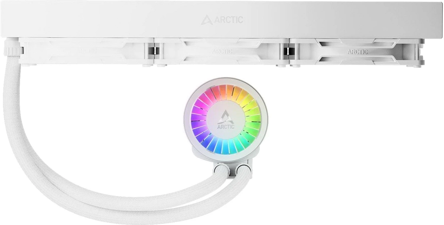 Водяне охолодження Arctic Liquid Freezer III Pro 420 White A-RGB (ACFRE00189A) Охолодження image 2