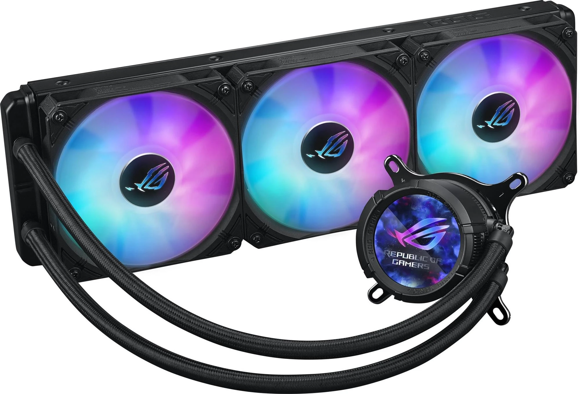 Водяне охолодження ASUS ROG Strix LC III 360 ARGB LCD Black (90RC00W1-M0UAY0) Охолодження image 4